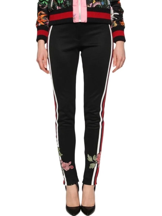 Gucci Pants - Gucci Sylvie Jersey Stripe Track Pants